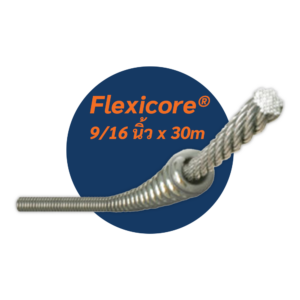 สายงูเหล็ก Flexicore® ขนาด 9/16 นิ้ว x 30m (Sewerooter T-4™)